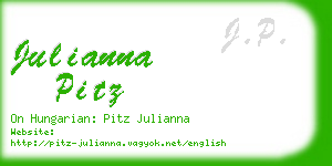 julianna pitz business card
